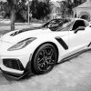 Black And White Corvette ZR1 paint by numbers