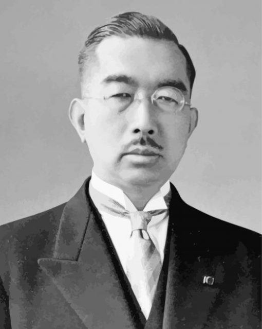 Black And White Hirohito Paint By Numbers