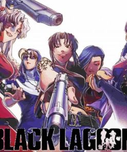 Black Lagoon Anime Paint By Numbers