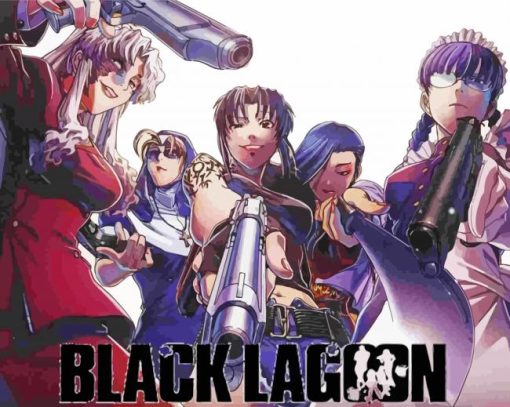 Black Lagoon Anime Paint By Numbers