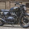 Black Royal Enfield Interceptor paint by numbers