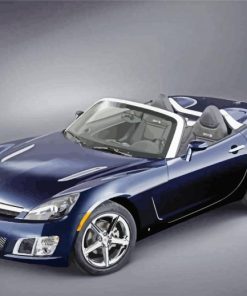 Black Saturn Sky paint by numbers