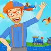 Blippi Poster paint by numbers