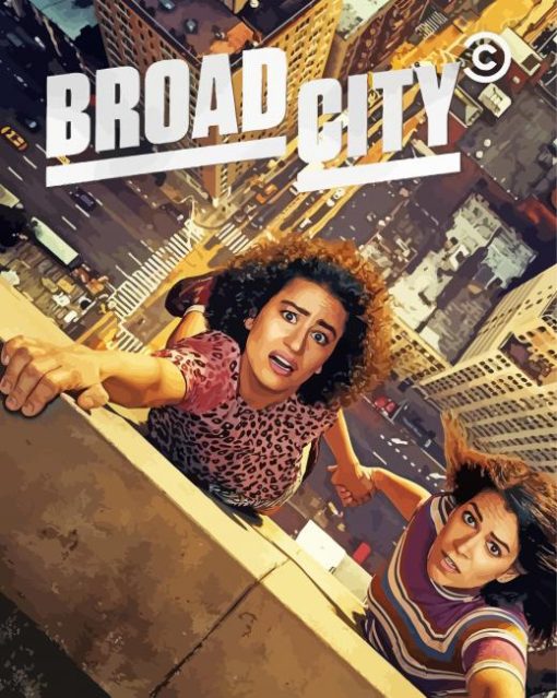 Broad City Poster paint by numbers