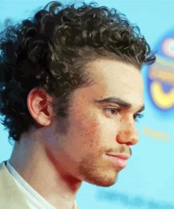 Cameron Boyce Side Profile paint by numbers