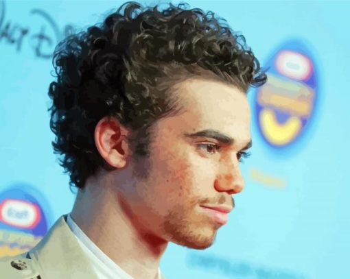 Cameron Boyce Side Profile paint by numbers