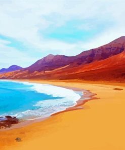 Canary Islands Beach paint by numbers