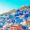 Chefchaouen Blue Houses Paint By Numbers