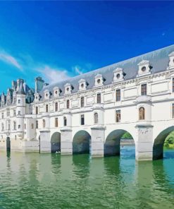 Chenonceau Chateau paint by numbers