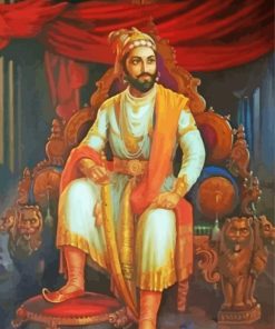 Chhatrapati Shivaji Maharaj paint by numbers