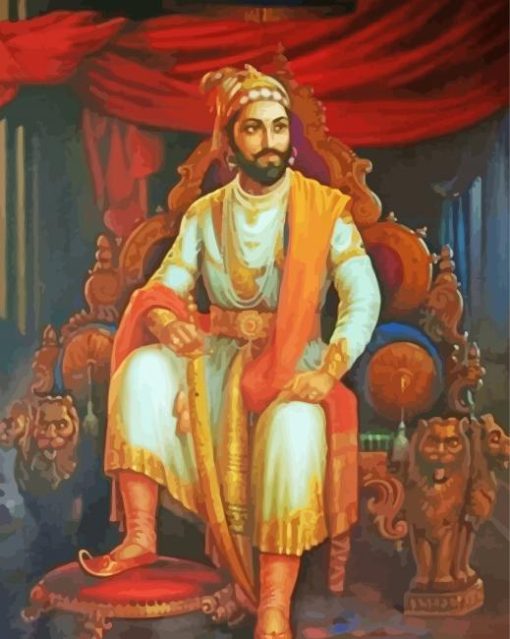 Chhatrapati Shivaji Maharaj paint by numbers