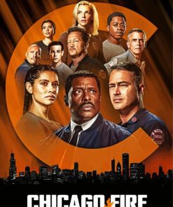 Chicago Fire Movie Poster paint by numbers