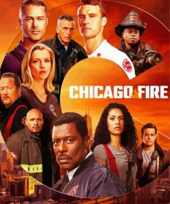 Chicago Fire Serie Poster paint by numbers