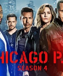 Chicago PD Poster paint by numbers