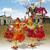 Chicken Run Poster paint by numbers