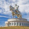 Chinggis Khaan Statue Complex Mongolia Paint By Numbers