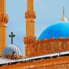 Church And Mosque Domes Lebanon paint by numbers