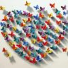 Colorful Butterflies Heart paint by numbers