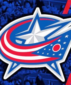 Columbus Blue Jackets Logo paint by numbers