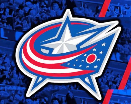 Columbus Blue Jackets Logo paint by numbers