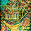 Cool Hanging Gardens Of Babylon Art paint by numbers