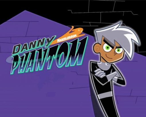 Danny Phantom Cartoon Poster paint by numbers