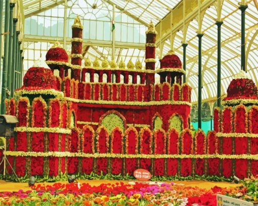 Delhi Flower Show Paint By Numbers