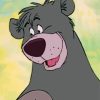 Disney Baloo paint by numbers