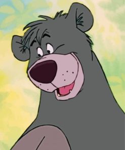 Disney Baloo paint by numbers