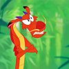 Disney Mushu paint by numbers