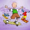 Doug Cartoon Characters paint by numbers