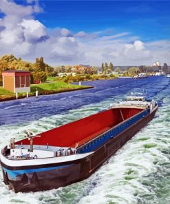 Dutch Barge paint by numbers