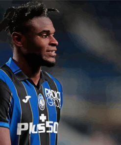 Duvan Zapata Side Profile paint by numbers