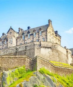 Edinburgh Castle paint by numbers