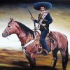 Emiliano Zapata On Horse paint by numbers