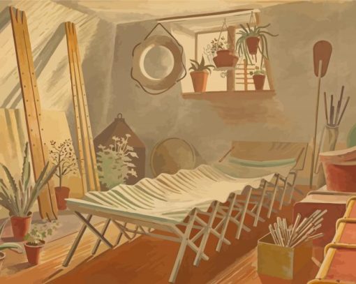 Eric Ravilious Art paint by numbers