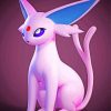 Espeon Pokemon paint by numbers