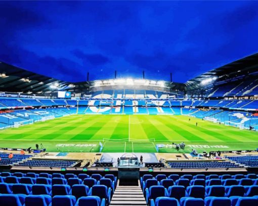 Etihad Stadium paint by numbers