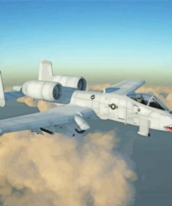 Fairchild Republic A-10 paint by numbers