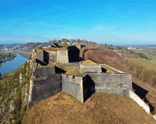 Fortress Of Charlemont Givet paint by numbers