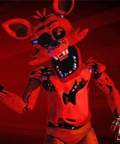 Foxy Five Nights paint by numbers