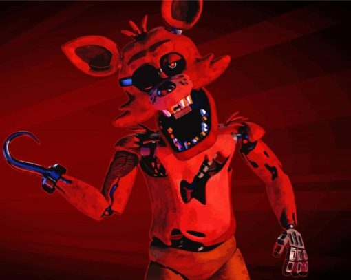 Foxy Five Nights paint by numbers