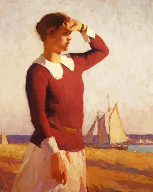 Frank Weston Benson paint by numbers