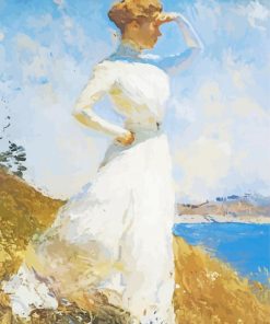 Frank Weston Benson Sunlight paint by numbers