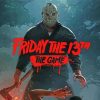 Friday The 13th Horror Movie paint by numbers