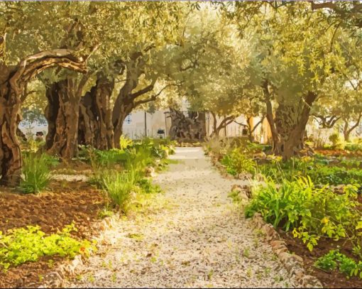 Garden Of Gethsemane paint by numbers