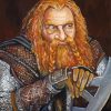 Gimli Lord Of The Rings paint by numbers