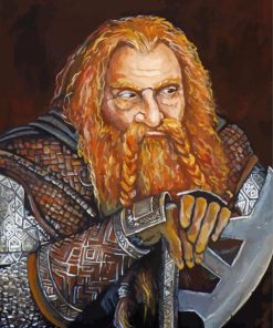 Gimli Lord Of The Rings paint by numbers