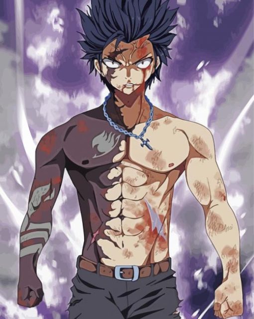 Grey Fullbuster paint by numbers