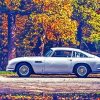 Grey Aston Martin DB5 Car paint by numbers